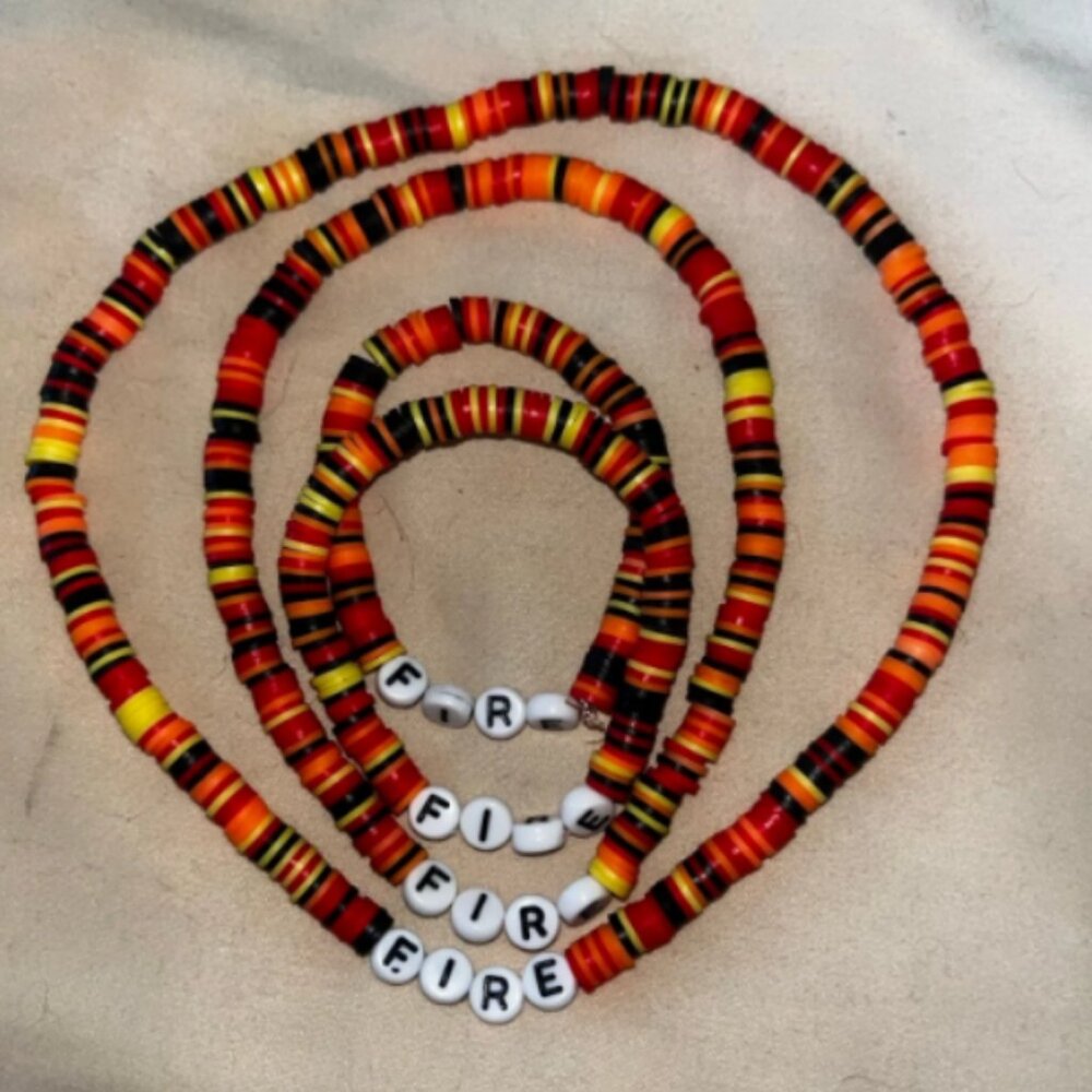 Handmade Fire Nation Inspired Jewelry Set